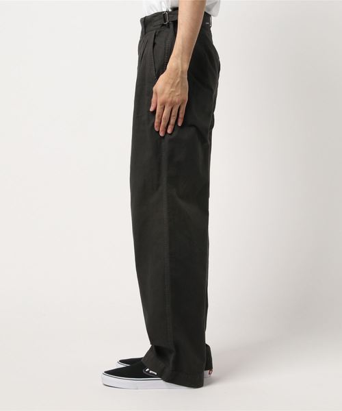 MHL.（エムエイチエル）の「BRUSHED DRY COTTON CANVAS（その他パンツ・メンズ・ベージュ/チャコール・SMALL/MEDIUM/LARGE）」の3枚目の写真