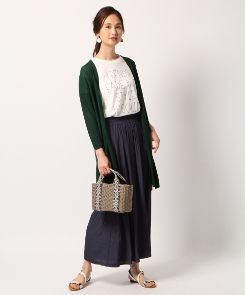 GLOBAL WORK（グローバルワーク）の「ウェーブサテンスカーチョ/796624（その他パンツ・レディース・アイボリー/ネイビー/ブラック/グリーン・FREE）」の22枚目の写真