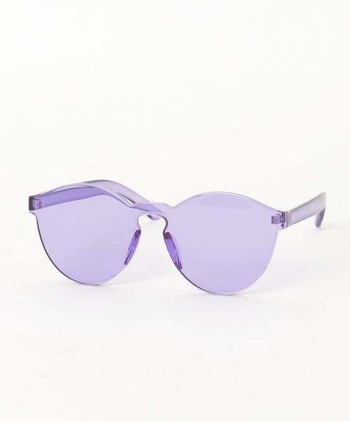 WEGO（ウィゴー）の「WEGO/カラースケルトンタイプサングラス（サングラス・メンズ・ブラック/ブルー/ブラウン/ピンク/パープル/ホワイト系その他・FREE）」の5枚目の写真