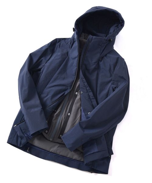 SHIPS(シップス)の「SU: 【TECH】 3wayマウンテンパーカー(マウンテンパーカー・メンズ・ベージュ/ネイビー/オリーブ・SMALL/MEDIUM/LARGE)」の22枚目の写真