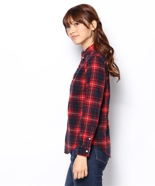 BEAUTY&YOUTH UNITED ARROWS（ビューティーアンドユースユナイテッドアローズ）の「BYBC GYMPHLEX ネルチェックシャツ（シャツ/ブラウス・レディース・ブラック/レッド/ネイビー・12）」の5枚目の写真