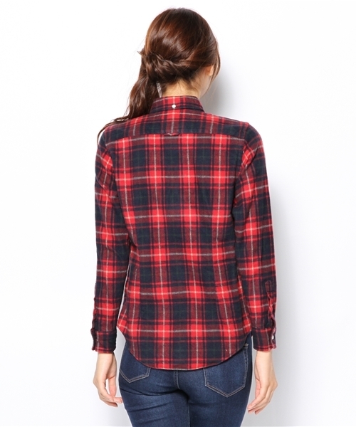 BEAUTY&YOUTH UNITED ARROWS（ビューティーアンドユースユナイテッドアローズ）の「BYBC GYMPHLEX ネルチェックシャツ（シャツ/ブラウス・レディース・ブラック/レッド/ネイビー・12）」の6枚目の写真