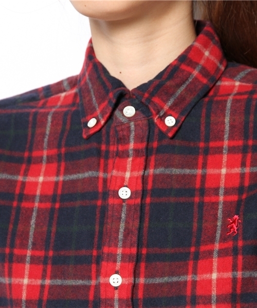 BEAUTY&YOUTH UNITED ARROWS（ビューティーアンドユースユナイテッドアローズ）の「BYBC GYMPHLEX ネルチェックシャツ（シャツ/ブラウス・レディース・ブラック/レッド/ネイビー・12）」の7枚目の写真