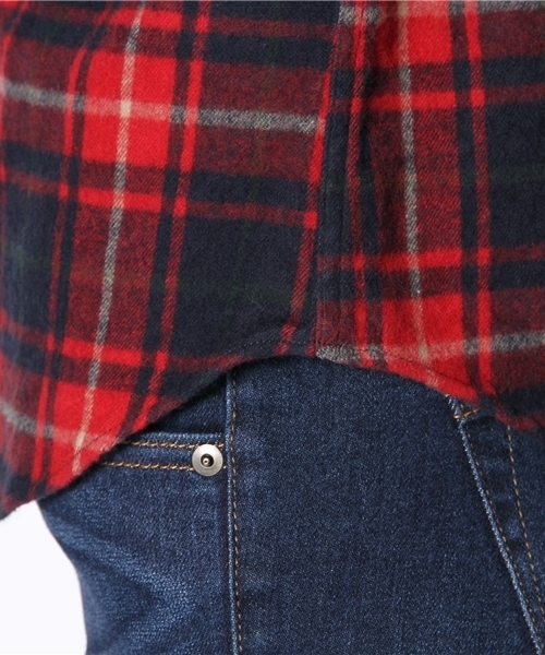 BEAUTY&YOUTH UNITED ARROWS（ビューティーアンドユースユナイテッドアローズ）の「BYBC GYMPHLEX ネルチェックシャツ（シャツ/ブラウス・レディース・ブラック/レッド/ネイビー・12）」の9枚目の写真