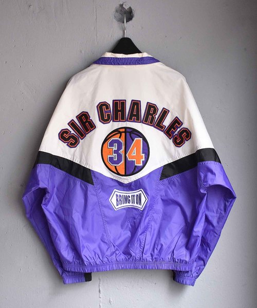 NIKE(ナイキ)の「【ヴィンテージ古着】NIKE/ナイキ "SIR CHARLESモデル" フルジップ ナイロンジャケット(ナイロンジャケット・メンズ・ホワイト・MEDIUM)」の6枚目の写真