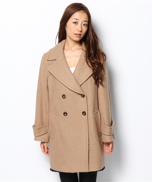 Soareak(ソアリーク)の「ロービングコクーンコート(ステンカラーコート・レディース・ブラック/ベージュ/ブルー・MEDIUM)」の2枚目の写真