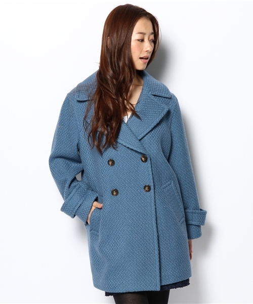 Soareak(ソアリーク)の「ロービングコクーンコート(ステンカラーコート・レディース・ブラック/ベージュ/ブルー・MEDIUM)」の3枚目の写真