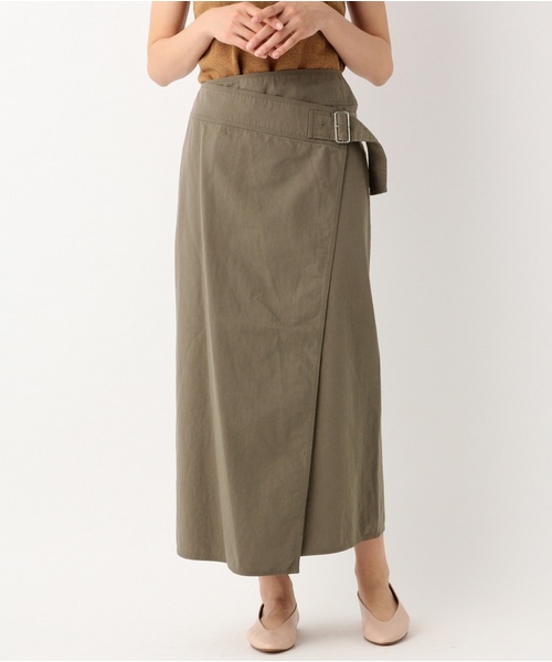 A part by（アパートバイ）の「Cサスツキラップマキシスカート 828879（スカート・レディース・ブラック/ベージュ/カーキ・MEDIUM/LARGE）」の3枚目の写真
