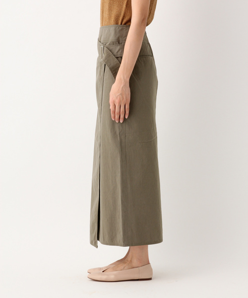 A part by（アパートバイ）の「Cサスツキラップマキシスカート 828879（スカート・レディース・ブラック/ベージュ/カーキ・MEDIUM/LARGE）」の8枚目の写真