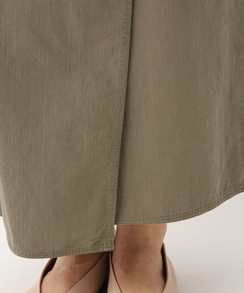 A part by（アパートバイ）の「Cサスツキラップマキシスカート 828879（スカート・レディース・ブラック/ベージュ/カーキ・MEDIUM/LARGE）」の7枚目の写真