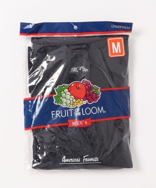 FRUIT OF THE LOOM（フルーツオブザルーム）の「FRUIT OF THE LOOM　ワッフルロンT（Tシャツ/カットソー・メンズ・ホワイト/ブラック/ネイビー/グレー・M/L）」の5枚目の写真