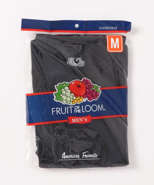 FRUIT OF THE LOOM（フルーツオブザルーム）の「FRUIT OF THE LOOM　ワッフルロンT（Tシャツ/カットソー・メンズ・ホワイト/ブラック/ネイビー/グレー・M/L）」の7枚目の写真