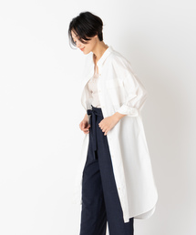 DISCOAT | とろみミリタリーシャツワンピース/スプリングコート(シャツワンピース)