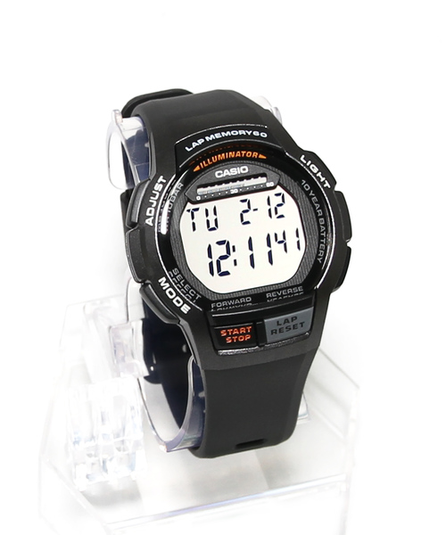 CASIO(カシオ)の「SPORTS GEAR / WS-1000H-1AJF(デジタル腕時計・メンズ・ブラック×グレー・FREE)」の3枚目の写真