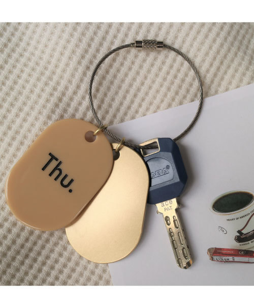 tone(トーン)の「【KuKuLu TOKYO】Weekly KeyRing(キーホルダー・レディース・その他1/その他2/その他3/その他5/その他6/その他7/その他4・FREE)」の4枚目の写真