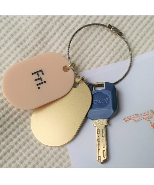 tone(トーン)の「【KuKuLu TOKYO】Weekly KeyRing(キーホルダー・レディース・その他1/その他2/その他3/その他5/その他6/その他7/その他4・FREE)」の5枚目の写真