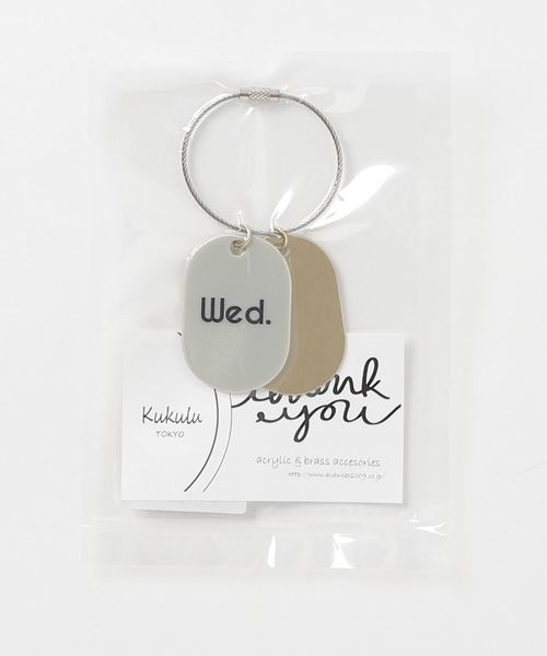 tone(トーン)の「【KuKuLu TOKYO】Weekly KeyRing(キーホルダー・レディース・その他1/その他2/その他3/その他5/その他6/その他7/その他4・FREE)」の8枚目の写真
