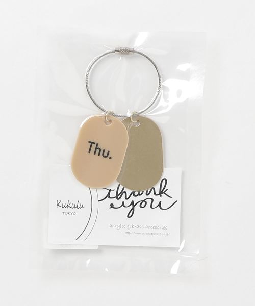 tone(トーン)の「【KuKuLu TOKYO】Weekly KeyRing(キーホルダー・レディース・その他1/その他2/その他3/その他5/その他6/その他7/その他4・FREE)」の10枚目の写真