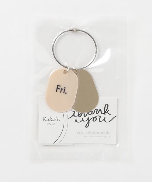 tone(トーン)の「【KuKuLu TOKYO】Weekly KeyRing(キーホルダー・レディース・その他1/その他2/その他3/その他5/その他6/その他7/その他4・FREE)」の9枚目の写真