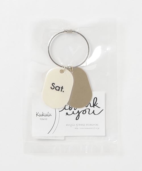 tone(トーン)の「【KuKuLu TOKYO】Weekly KeyRing(キーホルダー・レディース・その他1/その他2/その他3/その他5/その他6/その他7/その他4・FREE)」の11枚目の写真
