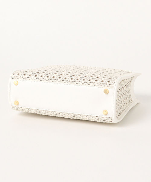 Ray BEAMS（レイビームス）の「Ray BEAMS / メッシュ アクリル ハンドルバッグ（ショルダーバッグ・レディース・ホワイト/クリーム・ONE SIZE）」の20枚目の写真