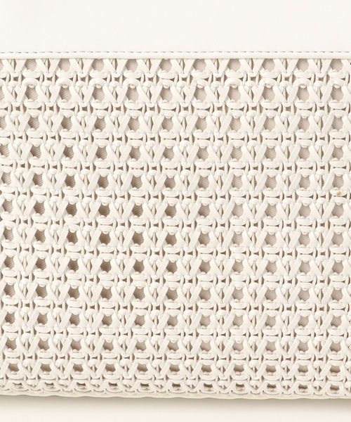 Ray BEAMS（レイビームス）の「Ray BEAMS / メッシュ アクリル ハンドルバッグ（ショルダーバッグ・レディース・ホワイト/クリーム・ONE SIZE）」の18枚目の写真