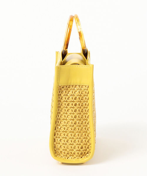 Ray BEAMS（レイビームス）の「Ray BEAMS / メッシュ アクリル ハンドルバッグ（ショルダーバッグ・レディース・ホワイト/クリーム・ONE SIZE）」の14枚目の写真