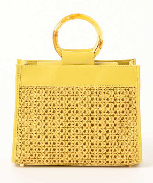 Ray BEAMS（レイビームス）の「Ray BEAMS / メッシュ アクリル ハンドルバッグ（ショルダーバッグ・レディース・ホワイト/クリーム・ONE SIZE）」の13枚目の写真