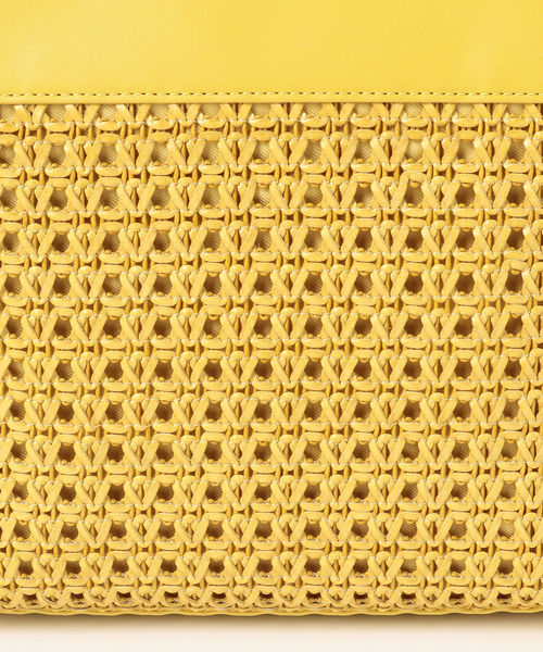 Ray BEAMS（レイビームス）の「Ray BEAMS / メッシュ アクリル ハンドルバッグ（ショルダーバッグ・レディース・ホワイト/クリーム・ONE SIZE）」の10枚目の写真