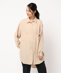 DouDou | 麻レーヨンBIGシャツ(シャツ/ブラウス)