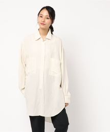 DouDou | 麻レーヨンBIGシャツ(シャツ/ブラウス)