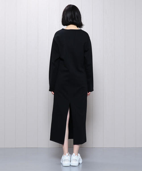 H BEAUTY&YOUTH ワンピース　Sサイズ　新品 小さいサイズ アクセサリー付きウエストタックワンピース 低身長