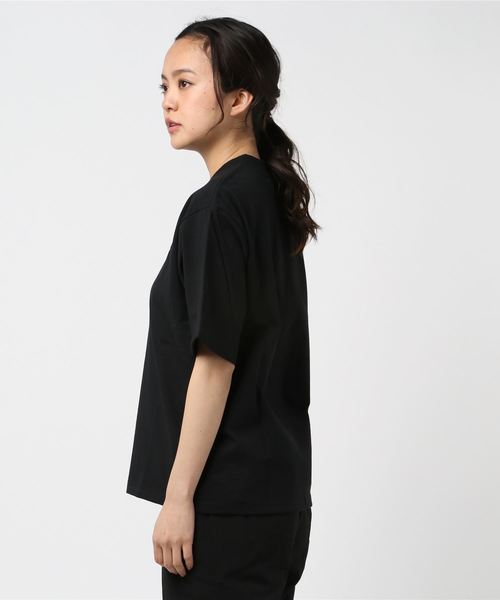 CLANE（クラネ）の「【CLANE】ハンドライティング Tシャツ 16105-1201（Tシャツ/カットソー・レディース・ホワイト/ブラック・FREE）」の4枚目の写真