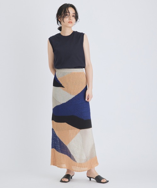 HANES(ヘインズ)の「【Hanes for BIOTOP】Sleeveless T-Shirts(Tシャツ/カットソー・レディース・ブラック/ベージュ/ネイビー・0)」の9枚目の写真