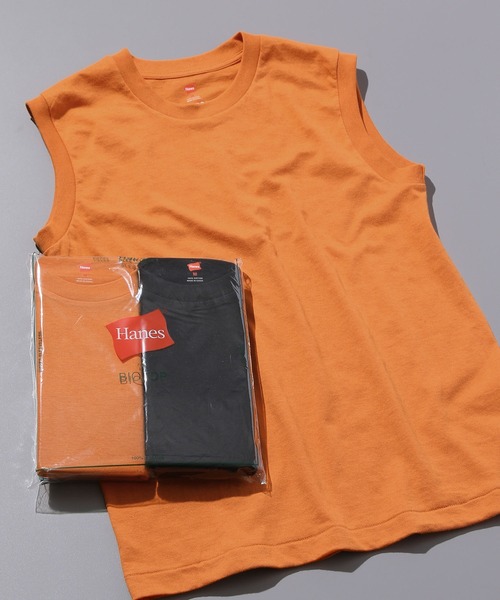 セール】【Hanes for BIOTOP】Sleeveless T-Shirts（Tシャツ
