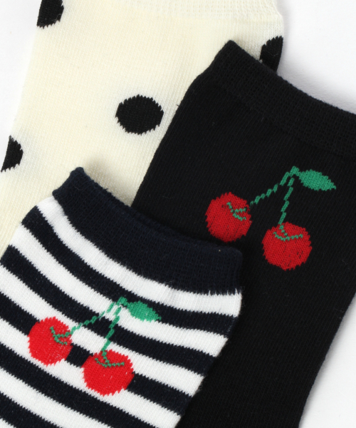 GLOBAL WORK（グローバルワーク）の「【キッズ】ガールズクルーソックス【3足セット】/840520（ソックス/靴下・キッズ・その他1/その他2・SMALL/MEDIUM/LARGE）」の5枚目の写真