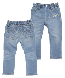 X-girl Stages | 【VERY(ベリー)11月号掲載商品】COMFY  DENIM  SKINNY  PANT (4T～7T)/ デニム(デニムパンツ)