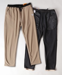 OUTDOOR ニット 裏フリース ボンディング 暖か リラックス イージー トラックパンツ