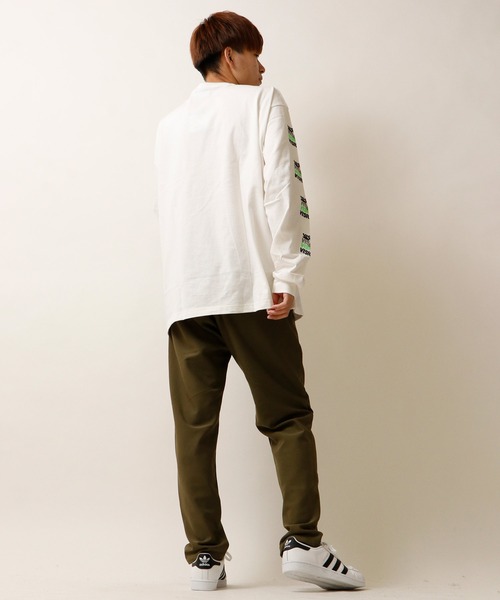 OUTDOOR PRODUCTS APPAREL（アウトドアプロダクツアパレル）の「OUTDOOR ニット 裏フリース ボンディング 暖か リラックス イージー トラックパンツ（その他パンツ・メンズ・ブラック/ネイビー/グレー/オリーブ/ベージュ/チャコールグレー/杢グレー・LL/M/L）」の11枚目の写真