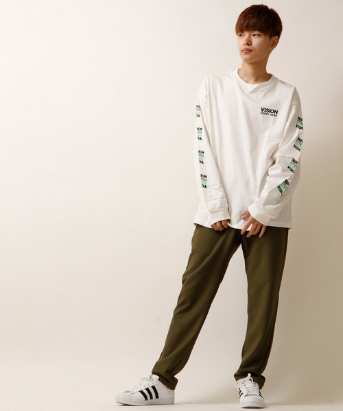OUTDOOR PRODUCTS APPAREL（アウトドアプロダクツアパレル）の「OUTDOOR ニット 裏フリース ボンディング 暖か リラックス イージー トラックパンツ（その他パンツ・メンズ・ブラック/ネイビー/グレー/オリーブ/ベージュ/チャコールグレー/杢グレー・LL/M/L）」の12枚目の写真