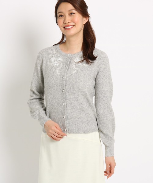 セール ビーズ刺繍ニットカーディガン カーディガン ボレロ Sunauna スーナウーナ のファッション通販 Zozotown