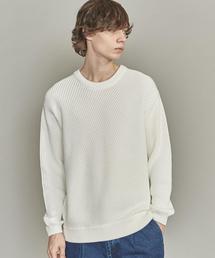 BEAUTY&YOUTH UNITED ARROWS | BY ガスコットン スラント アゼ ニット(ニット/セーター)