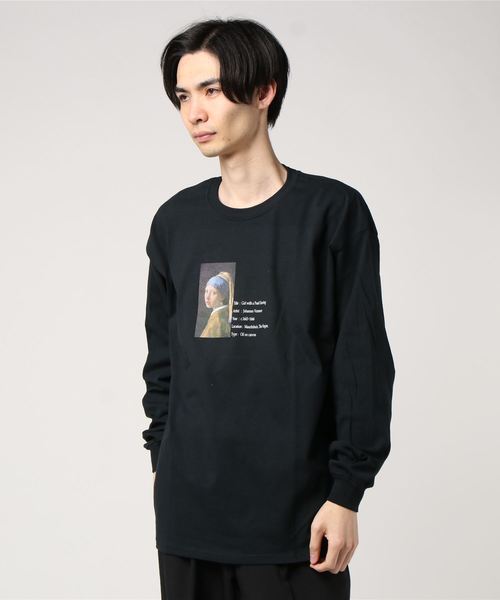 THE MORNING AFTER（ザ モーニング アフター）の「[ ART ] Johannes Vermeer  長袖Ｔシャツ（Tシャツ/カットソー・メンズ・ホワイト/ブラック/グリーン・MEDIUM/LARGE）」の6枚目の写真