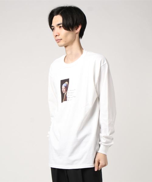 THE MORNING AFTER（ザ モーニング アフター）の「[ ART ] Johannes Vermeer  長袖Ｔシャツ（Tシャツ/カットソー・メンズ・ホワイト/ブラック/グリーン・MEDIUM/LARGE）」の4枚目の写真