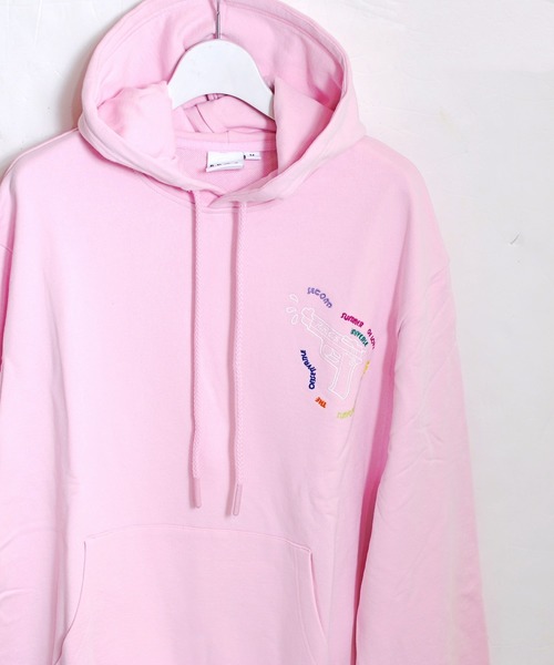 R.R.G.S(アールアールジーエス)の「HOODIE PARKA(スウェット・メンズ・ブラック/サックスブルー/ピンク・MEDIUM/LARGE)」の4枚目の写真