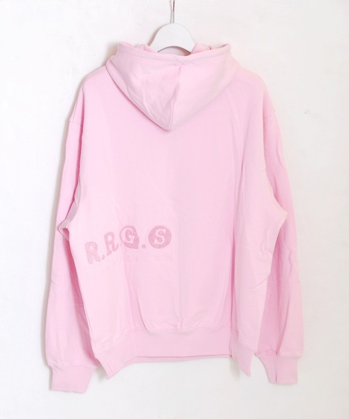 R.R.G.S(アールアールジーエス)の「HOODIE PARKA(スウェット・メンズ・ブラック/サックスブルー/ピンク・MEDIUM/LARGE)」の8枚目の写真
