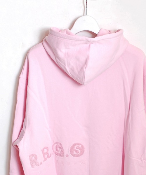 R.R.G.S(アールアールジーエス)の「HOODIE PARKA(スウェット・メンズ・ブラック/サックスブルー/ピンク・MEDIUM/LARGE)」の9枚目の写真