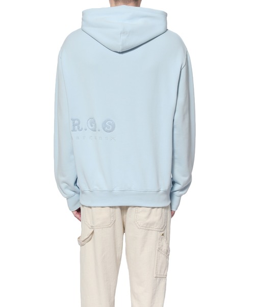 R.R.G.S(アールアールジーエス)の「HOODIE PARKA(スウェット・メンズ・ブラック/サックスブルー/ピンク・MEDIUM/LARGE)」の12枚目の写真