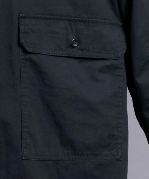 SITRY（シトリー）の「Oversize Code CPO Jacket/オーバーサイズ コード付き CPOシャツジャケット（シャツ/ブラウス・メンズ・ブラック/ブラック系その他/ベージュ/ブラウン/ブルー/ブラウン系その他/ベージュ系その他/ベージュ系その他2/ブラウン系その他2・M/L）」の11枚目の写真