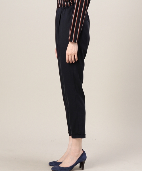 BEAUTY&YOUTH UNITED ARROWS（ビューティーアンドユースユナイテッドアローズ）の「BYMC テンセルナイロンウエストギャザー9分丈パンツ ◆（その他パンツ・レディース・ブラック/ネイビー/グレー・MEDIUM/SMALL）」の5枚目の写真